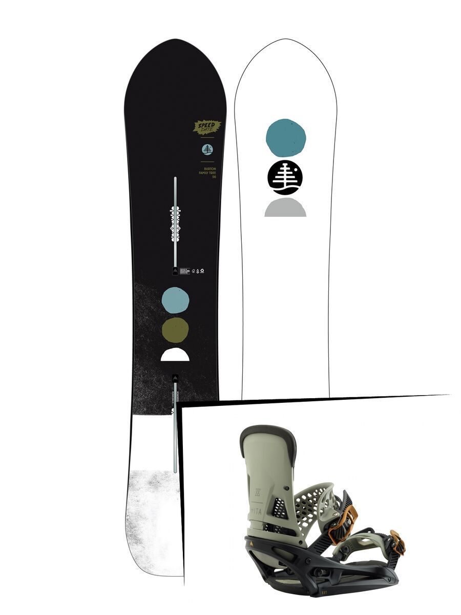 Set: Burton Family Tree Speed Date 2019 + Burton Malavita EST black/gray - Bild 1