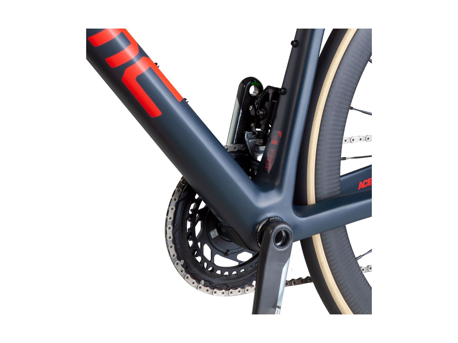 BMC Teammachine SLR01 Disc One, steel blue & neon red - Bild 4