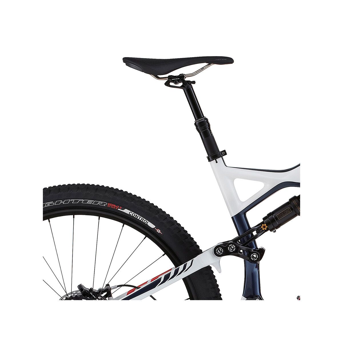 Specialized Enduro FSR Expert Carbon 650b, gloss navy/white/rocket red - Bild 5