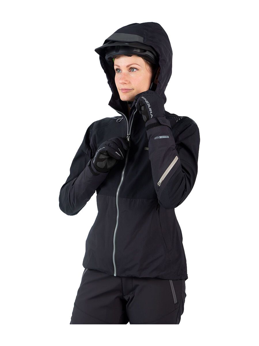 Endura Damen MT500 Wasserdichte Jacke, schwarz - Bild 3