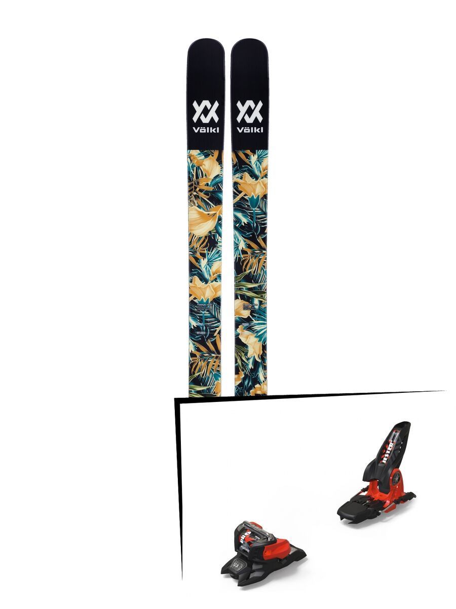 Set: Völkl Bash 116 2018 + Marker Jester 18 Pro ID black/flo-red - Bild 1