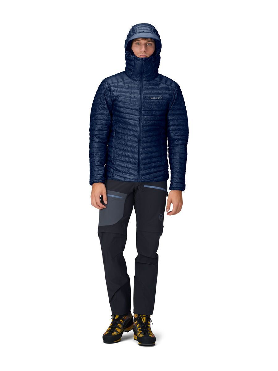 Norrona trollveggen superlight down800 Hood M's, indigo night - Bild 3