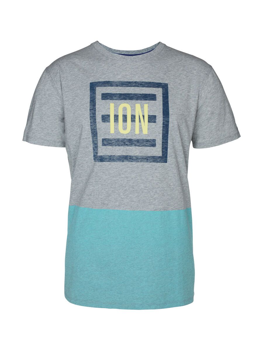 ION Tee SS 3 Letter Word, grey melange - Bild 1
