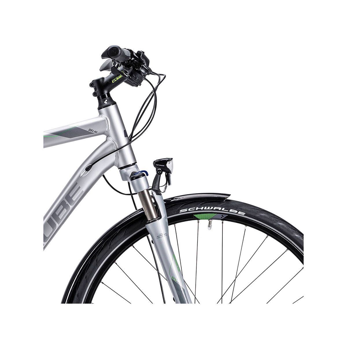 Cube Delhi Pro, silver anthrazit green - Bild 5
