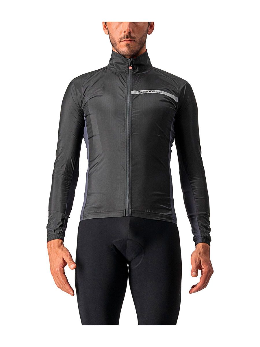 Castelli Squadra Stretch Jacket, light black/dark gray - Bild 1