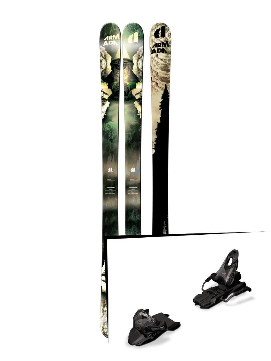 Set: Armada Bdog 2017 + Marker Free Ten inkl. Screw-Kit (1685471) - Bild 1