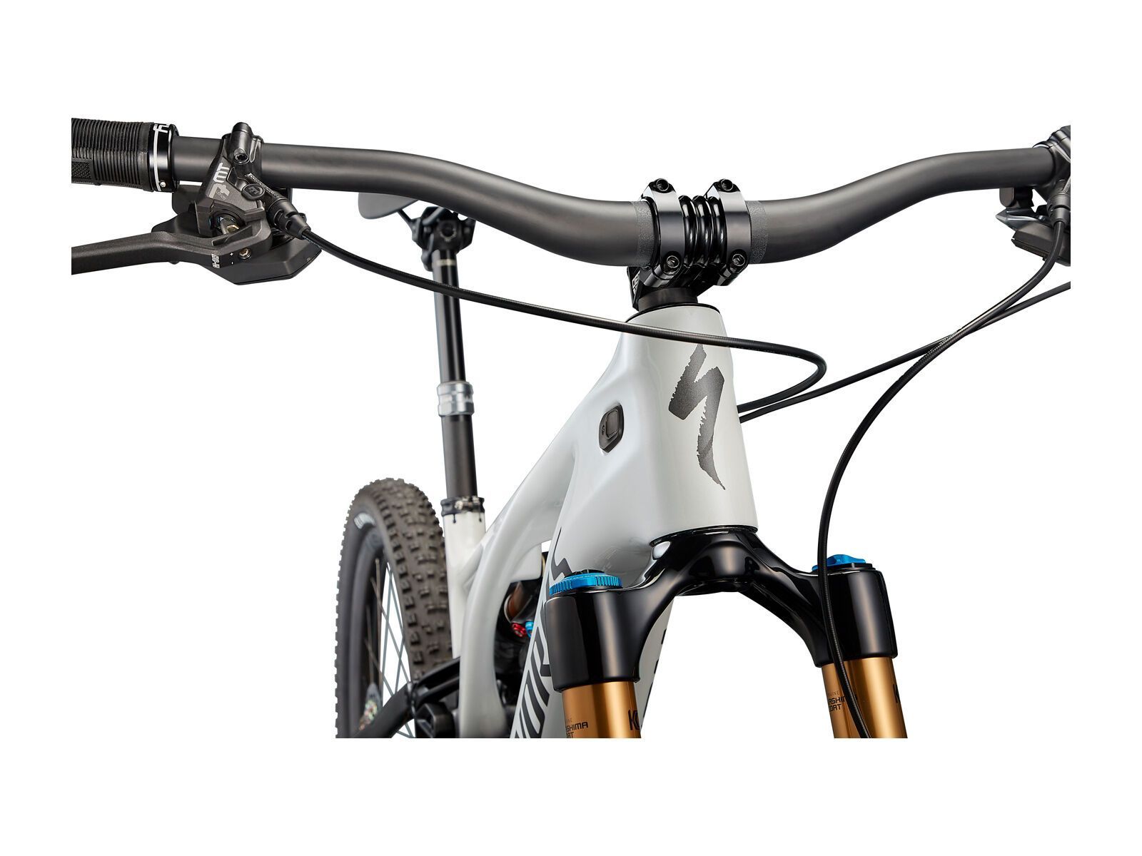 Specialized S-Works Turbo Levo, metallic white silver/chrome/dream silver - Bild 6