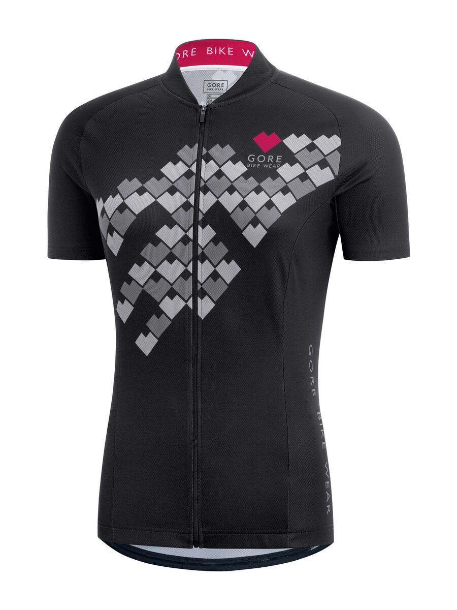 Gore Bike Wear E Lady Digi Heart Trikot, black - Bild 1