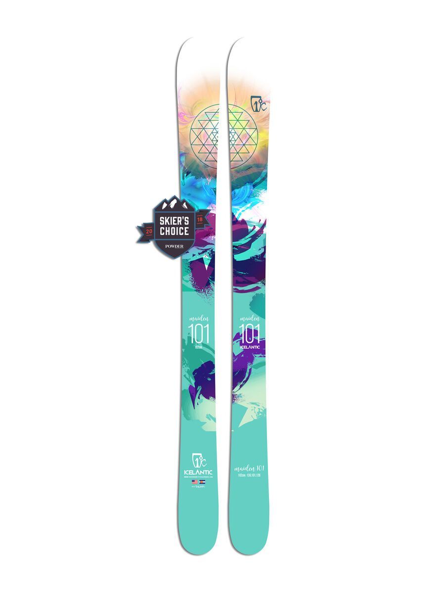 Set: Icelantic Maiden 101 2018 + Marker Kingpin 10 - Bild 2