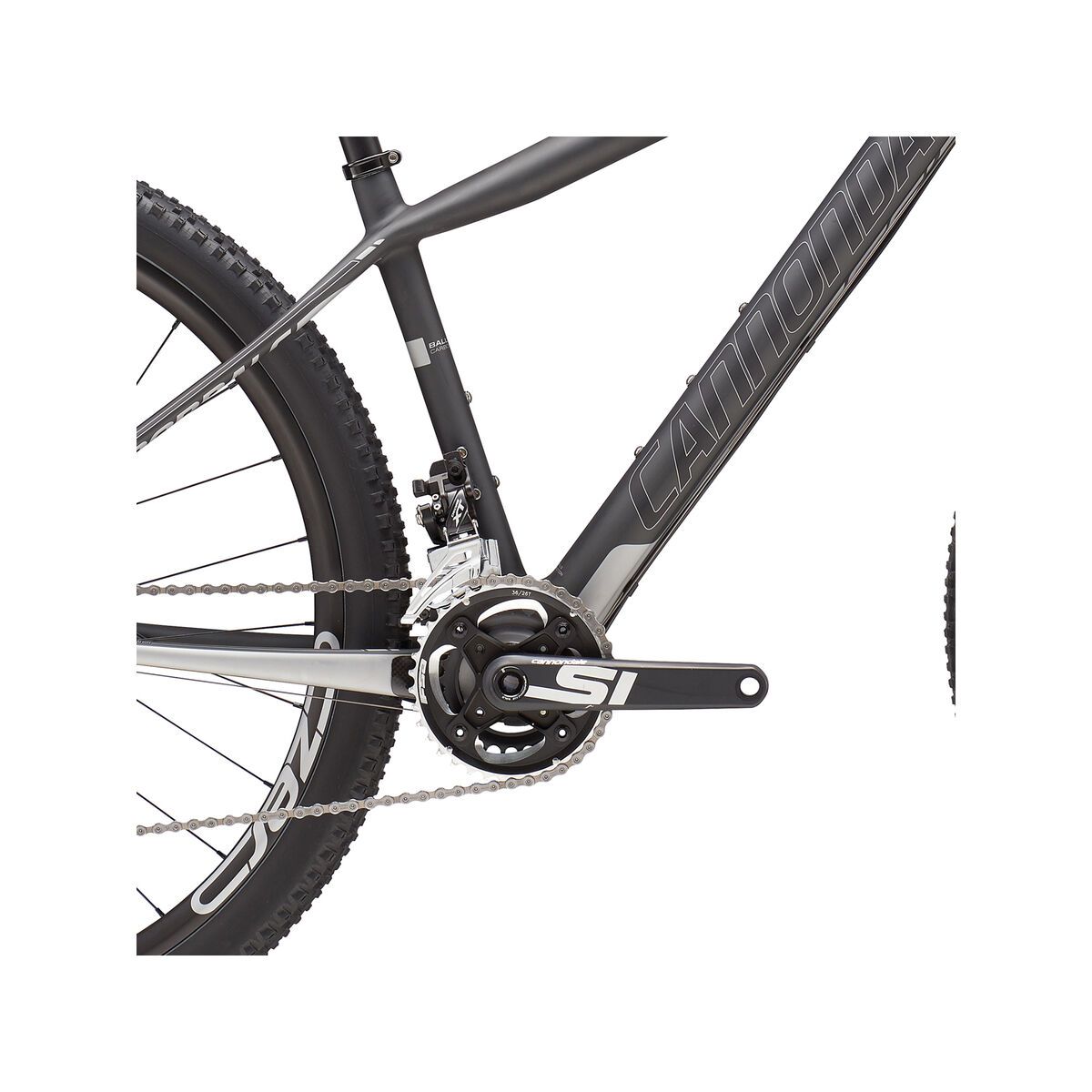 Cannondale F-SI Carbon Women's 1, nearly black w/ jet black, silver, matte - Bild 4