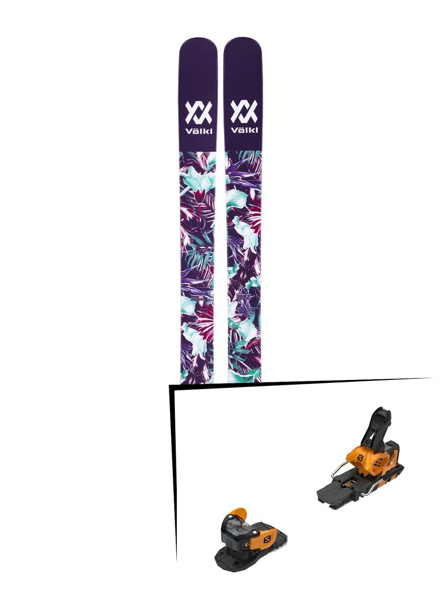 Set: Völkl Bash 116 W 2018 + Salomon Warden MNC 13 saffron/black - Bild 1