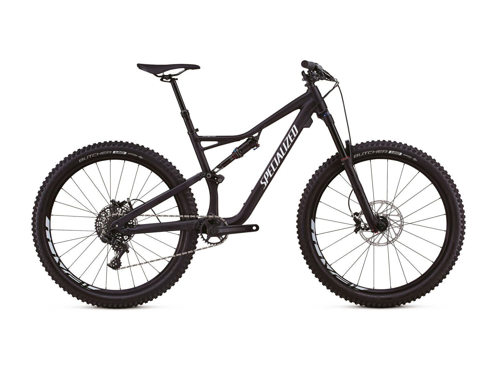 Specialized Stumpjumper FSR Comp 650b, satin black/white clean - Bild 1