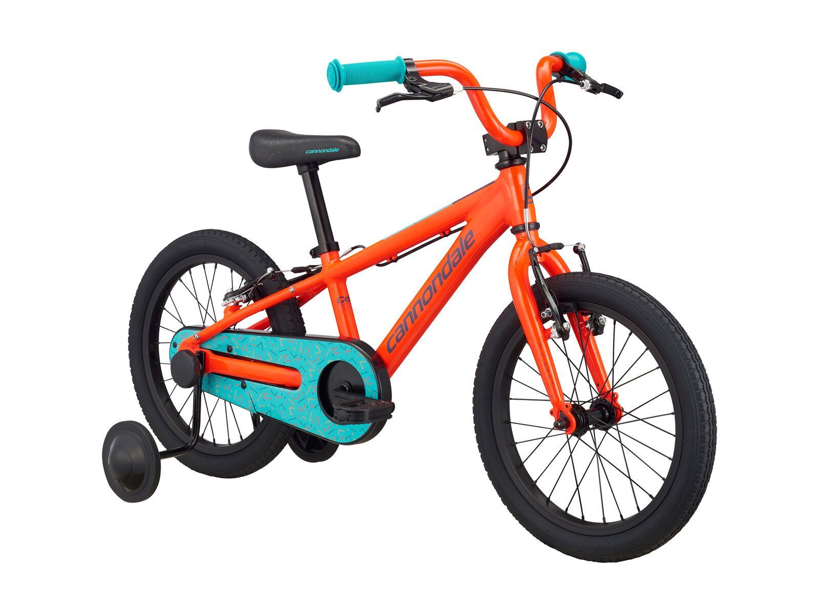 Cannondale Trail 16 Single-Speed Boy's, acid red w/ slate, turquoise, and nitro (ard) - Bild 2