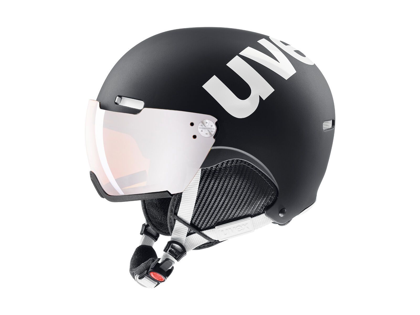 uvex hlmt 500 visor, black-white mat - Bild 1