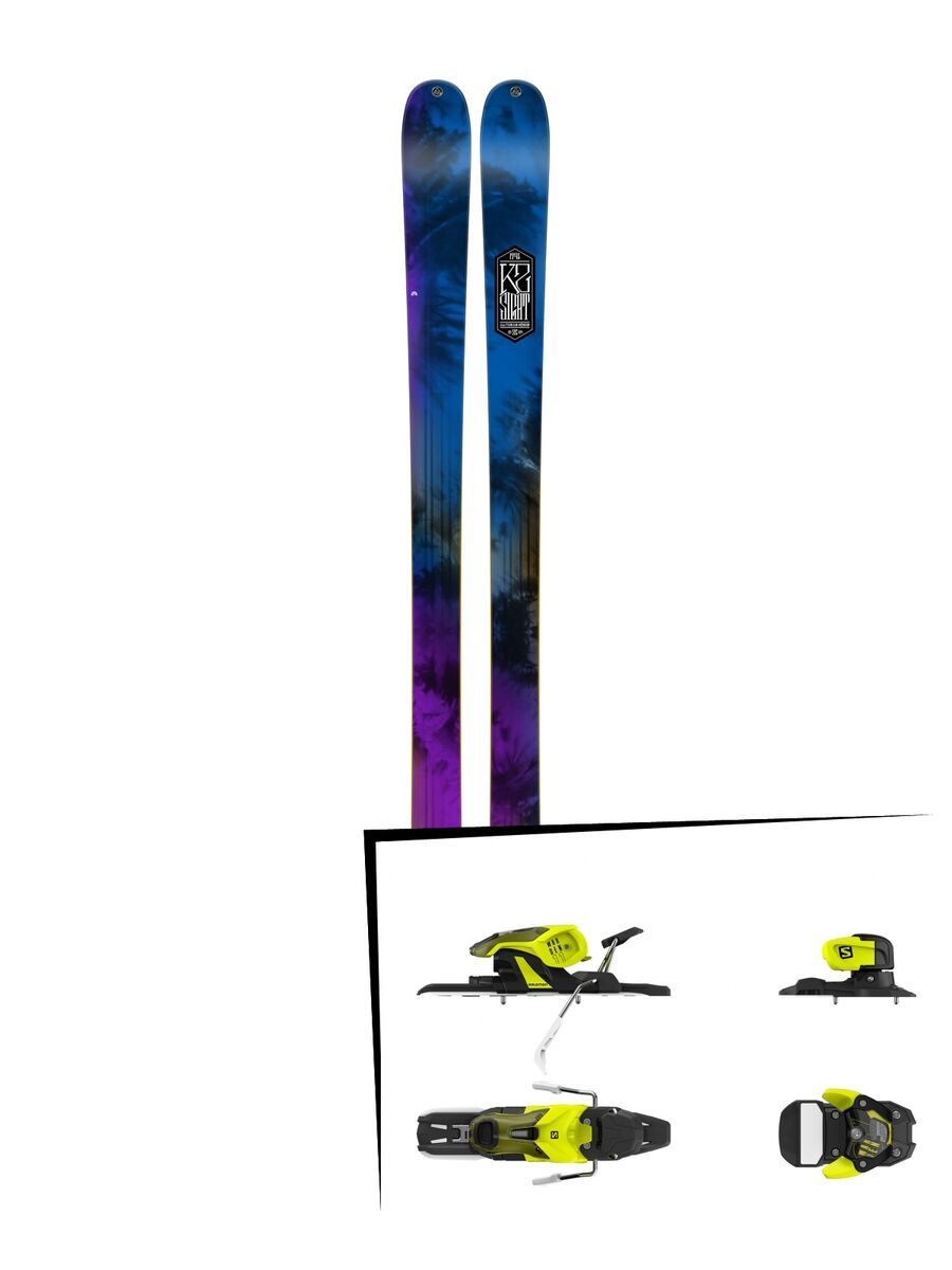 Set: K2 Sight 2016 + Salomon Warden 11 90 mm, yellow black - Skiset - Bild 1