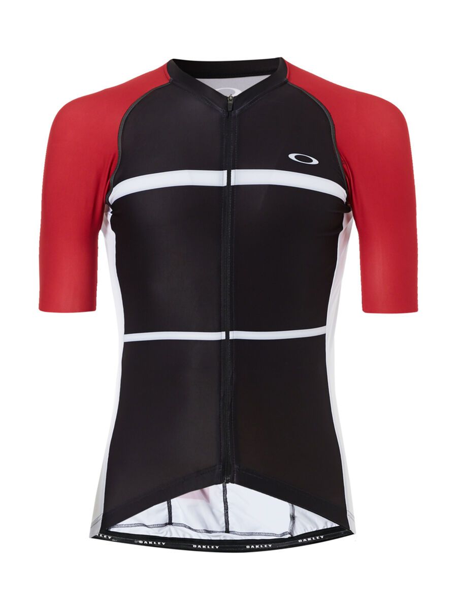 *** 2. Wahl *** Oakley Colorblock Road Jersey, red line - Radtrikot | Größe L - Bild 1