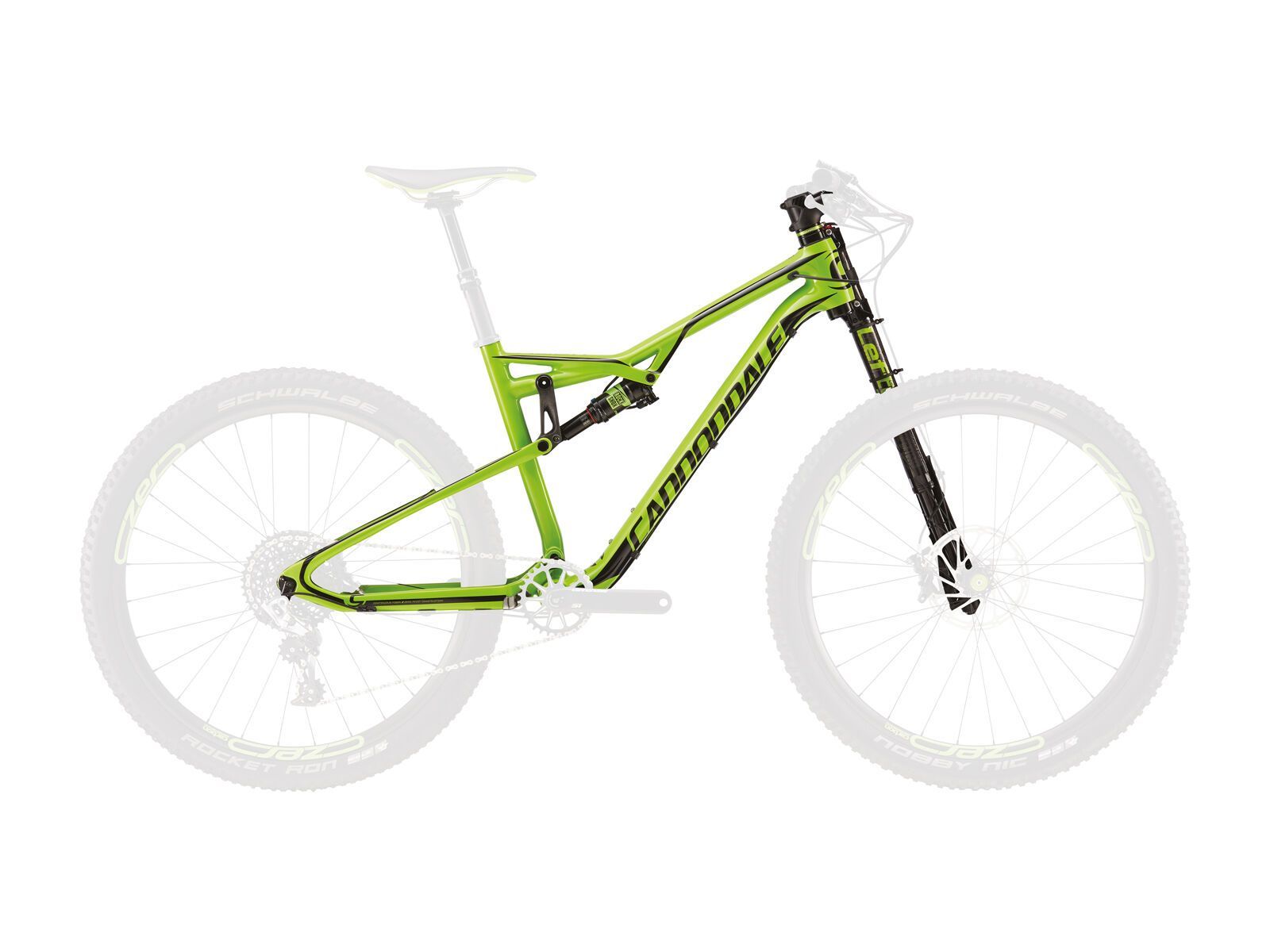 Cannondale Habit Carbon 1 Rahmen, berzerker green w/ jet black, gloss - Bild 1