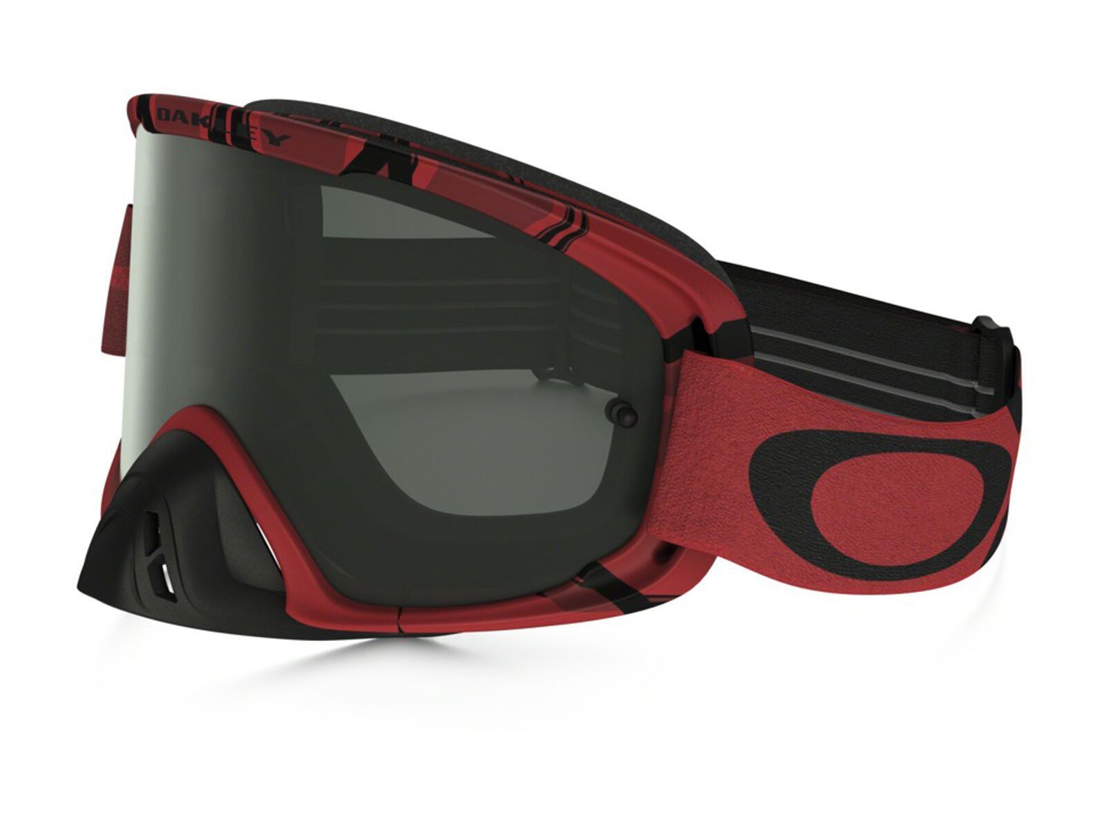 Oakley O2 MX, intimidator blood red/Lens: dark grey - Bild 1