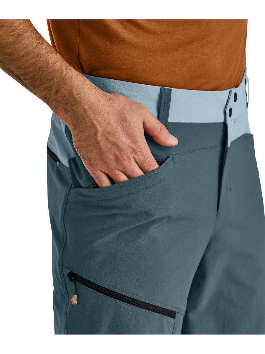 Ortovox Merino Airsolation Mondeval Pants M, dark wild herbs - Bild 4