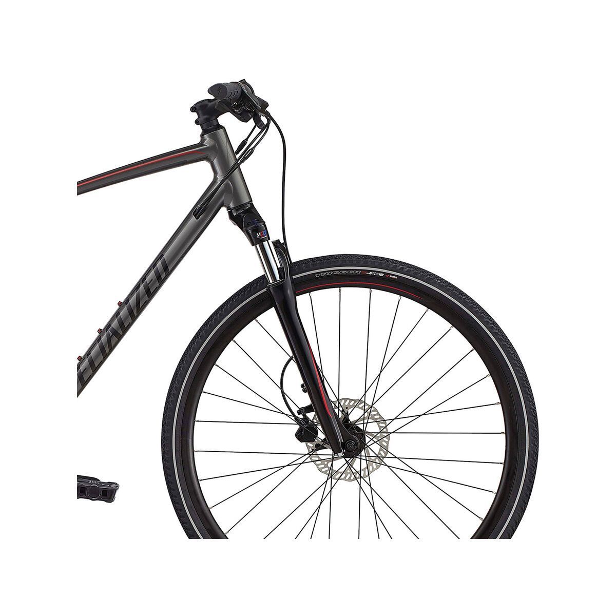 Specialized Crosstrail Disc, charcoal/candy red/titanium reflective - Bild 5