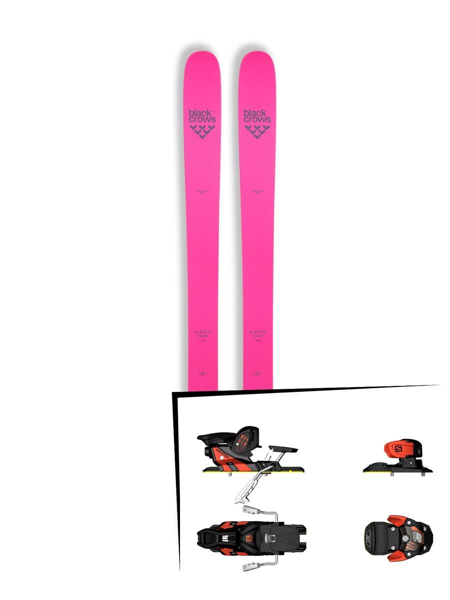 Set: Black Crows Corvus Freebird 2019 + Salomon Warden MNC 13 white/black/orange - Bild 1
