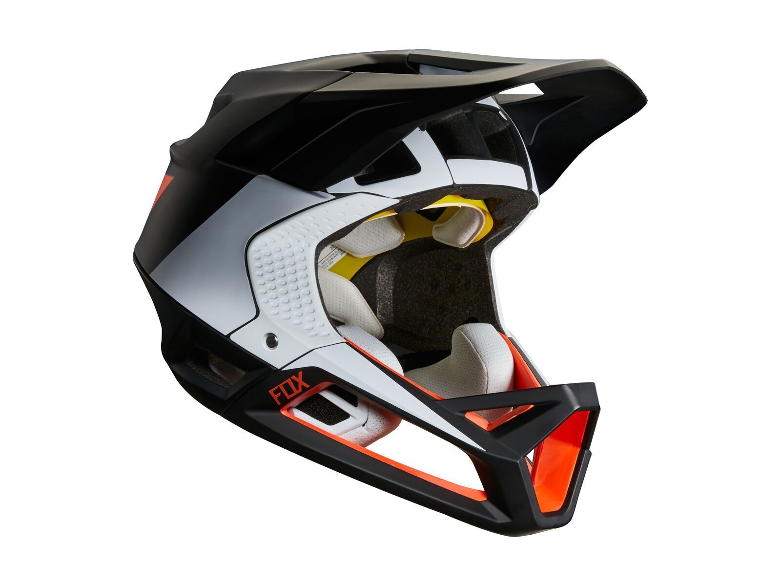 Fox Proframe Helmet Gothik, black/white/orange - Bild 5