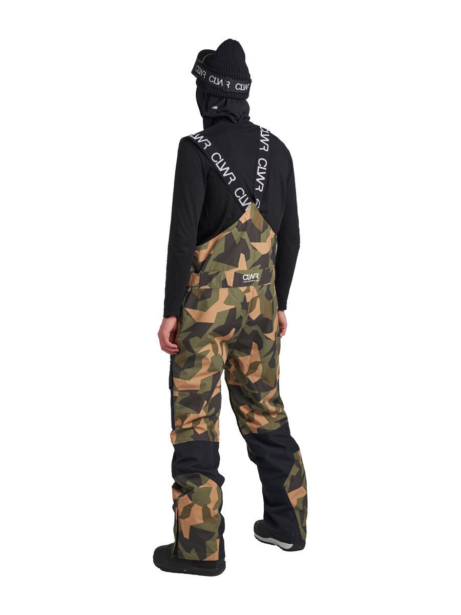 Colourwear Trabajo Bib Pants, camo olive - Bild 2