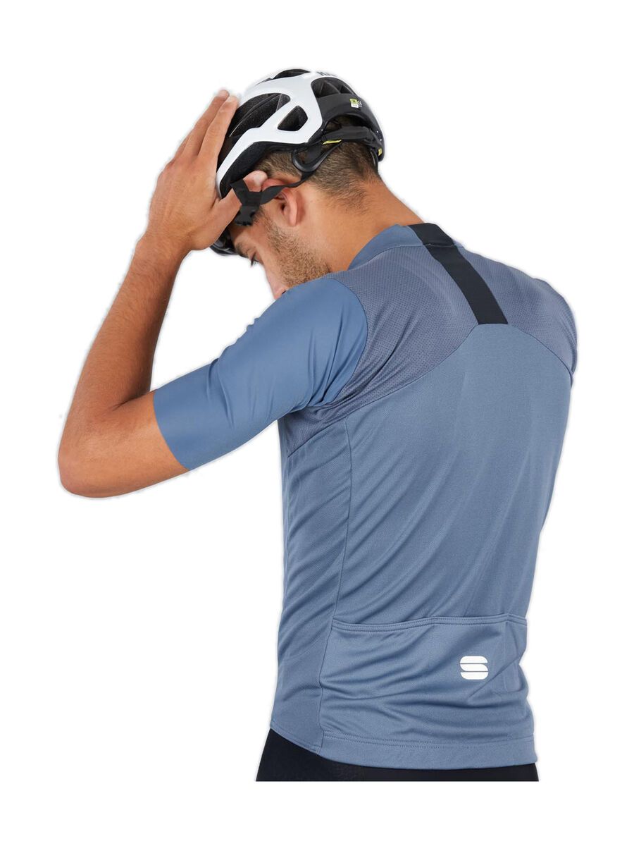 Sportful Strike Short Sleeve Jersey, blue sea black - Bild 5