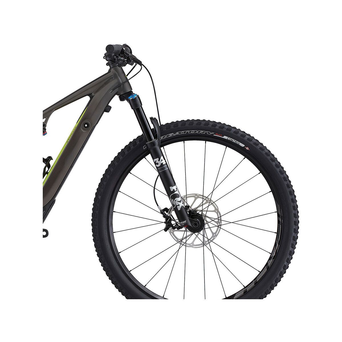 Specialized Turbo Levo FSR Short Travel Comp 29, gloss/satin charcoal/hyper green - Bild 5