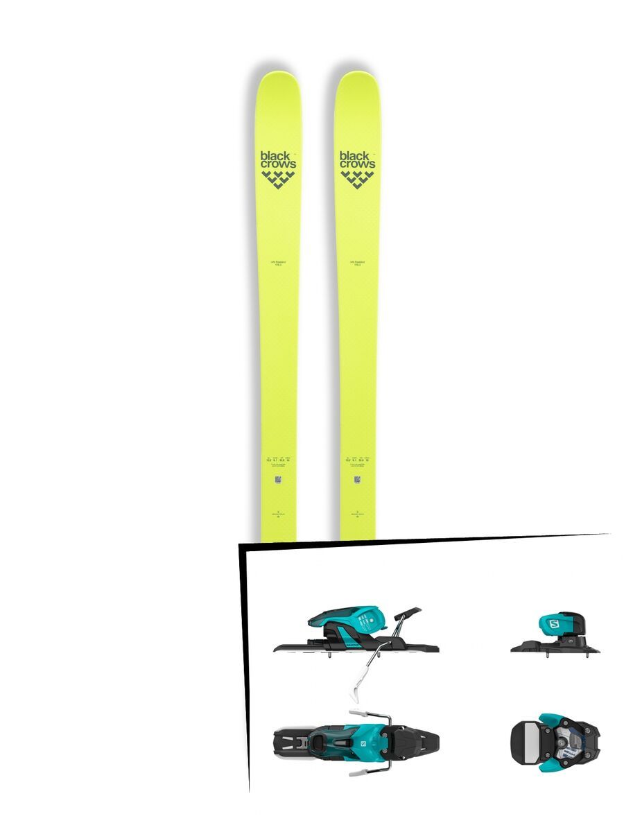 Set: Black Crows Orb Freebird 2019 + Salomon Warden 11 turquoise/black - Bild 1