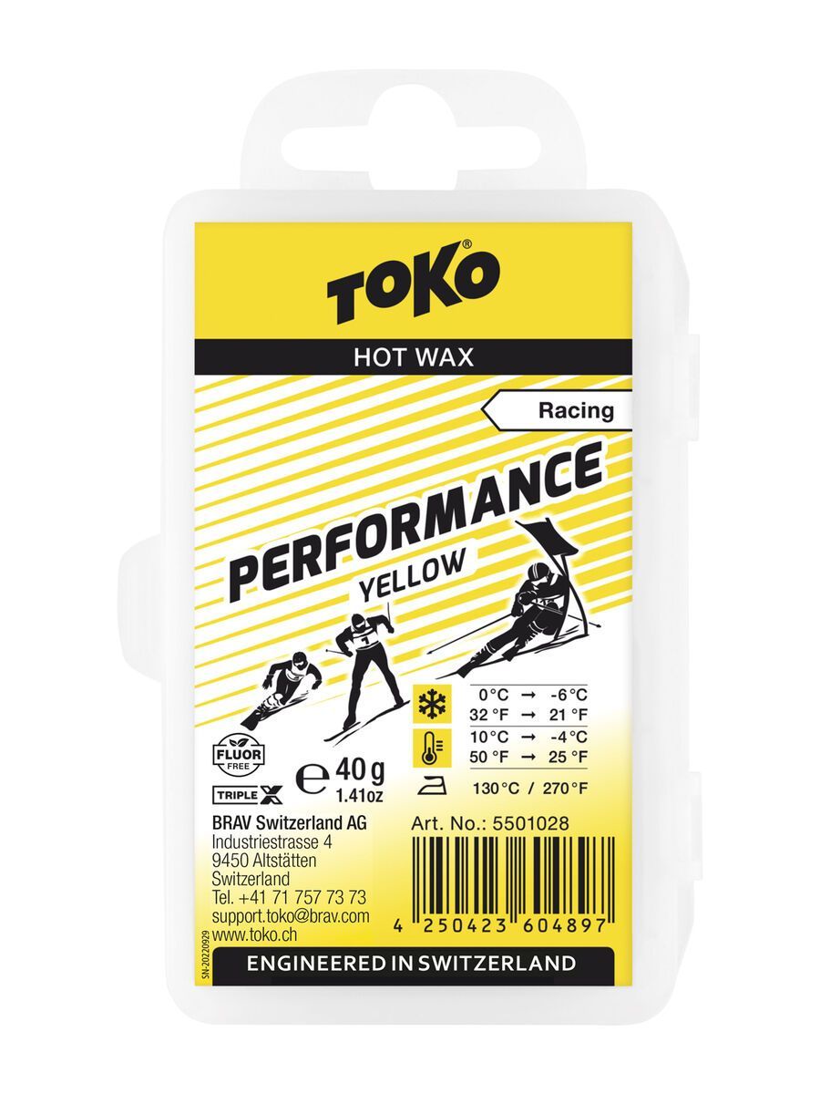 Toko Performance Hot Wax - 40 g, yellow - Bild 1