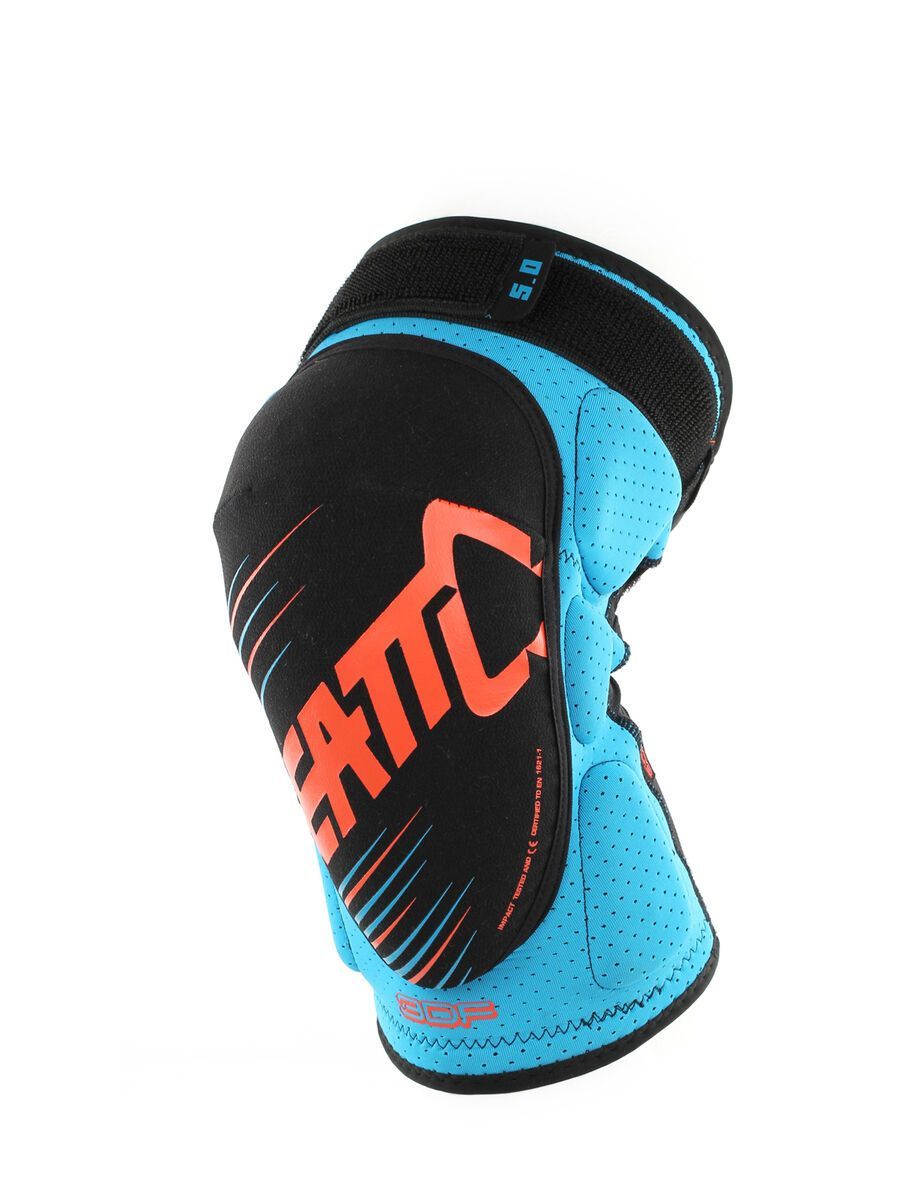Leatt Knee Guard 3DF 5.0, blue/orange - Bild 1