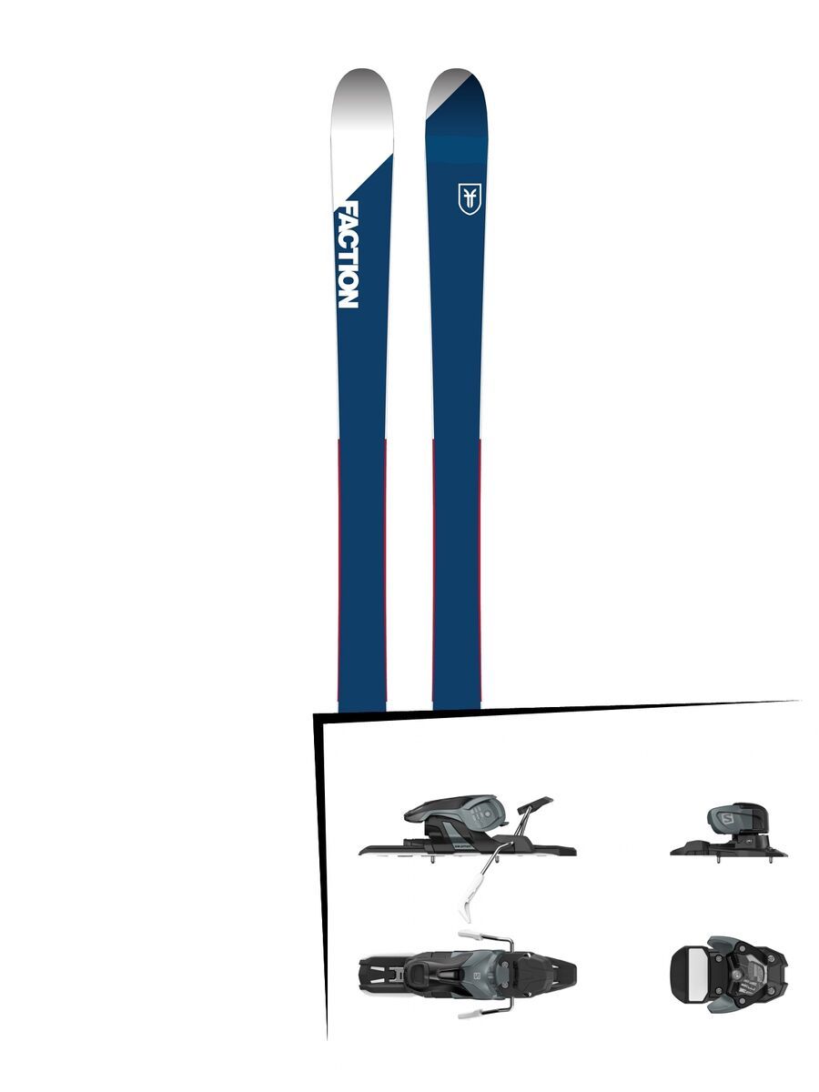 Set: Faction Candide 1.0 2018 + Salomon Warden 11 dark grey/black - Bild 1