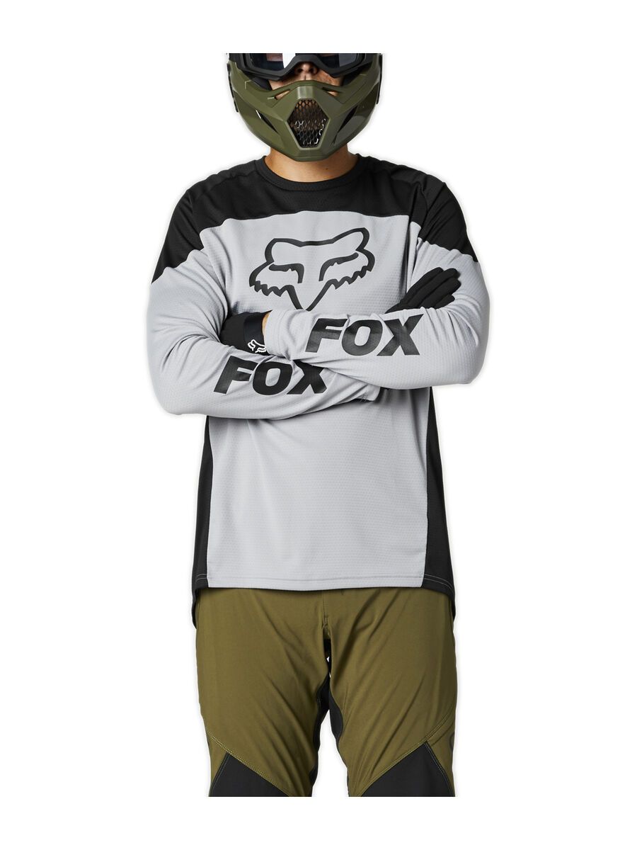 Fox Defend LS Jersey, steel grey - Bild 3