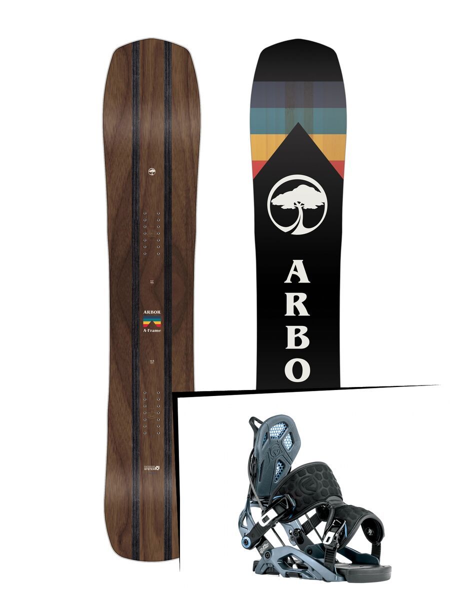 Set: Arbor A-Frame 2019 + Flow Fuse-GT black - Bild 1