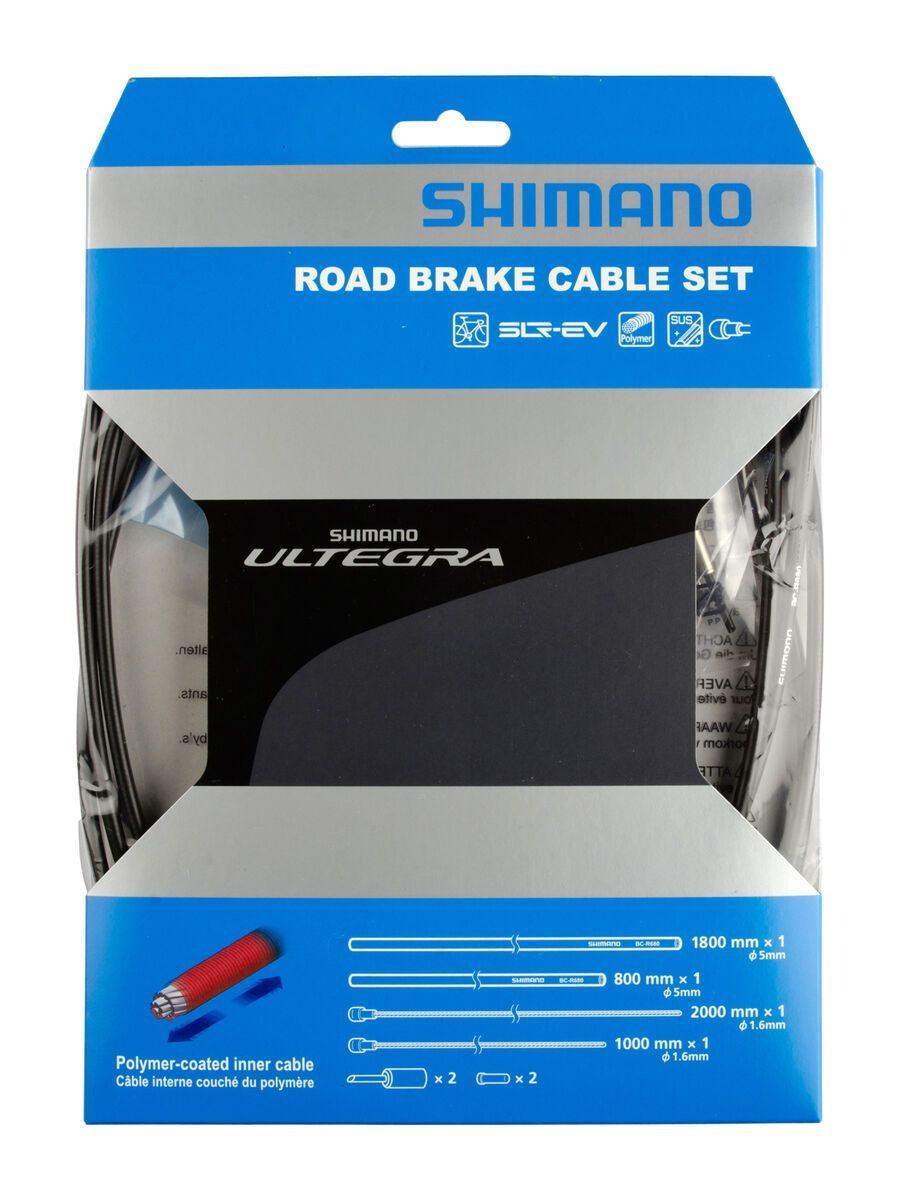 Shimano Bremszug-Set Ultegra Polymer beschichtet, schwarz - Bild 1