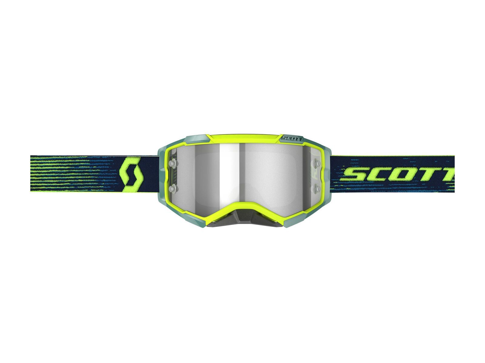 Scott Fury LS Goggle, neon yellow/blue/Lens: light sensitive grey works - Bild 3