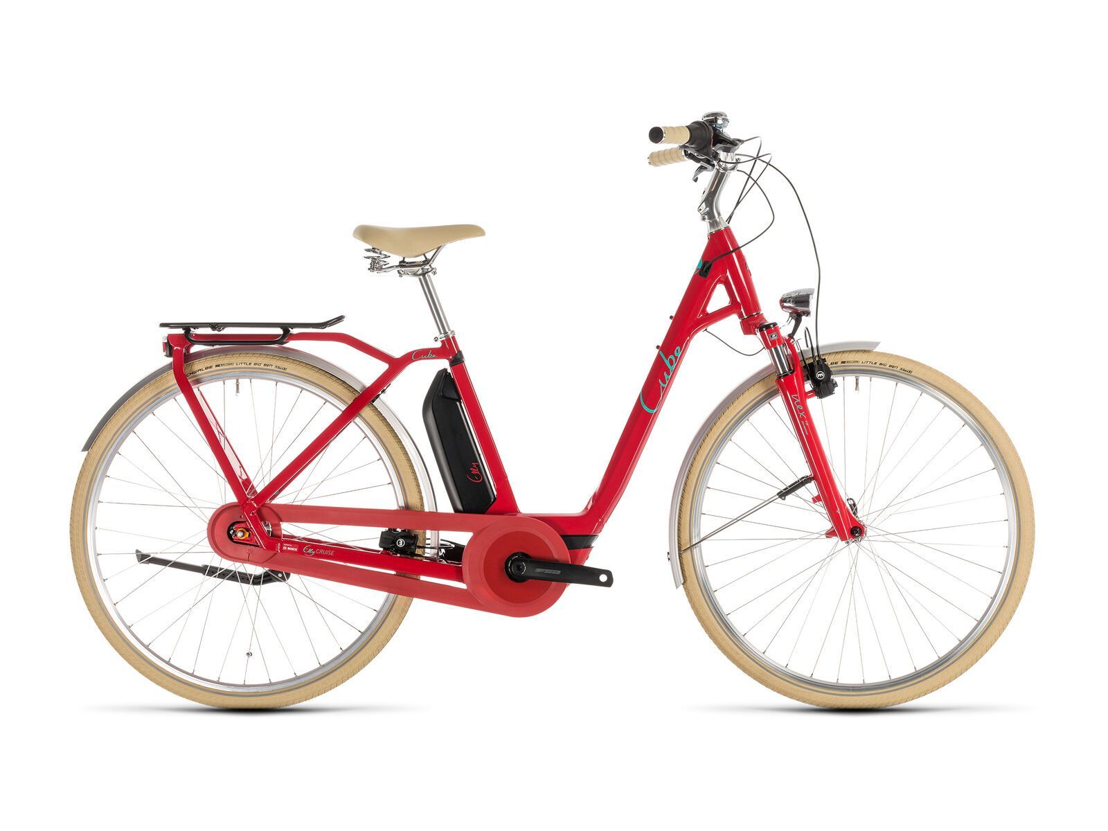 Cube Elly Cruise Hybrid 500, red´n´mint - Bild 1