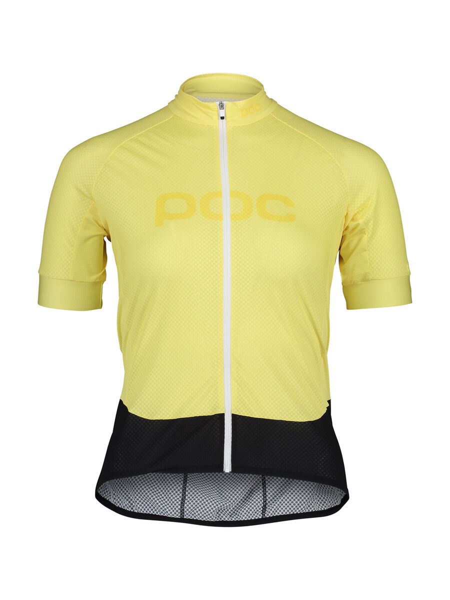 POC Essential Road Women's Logo Jersey, lt sulfur yellow/sulfur yellow - Bild 1