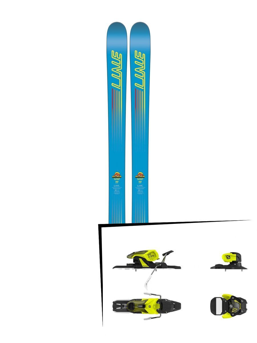 Set: Line Gizmo 2018 + Salomon Warden 11 yellow/black - Bild 1