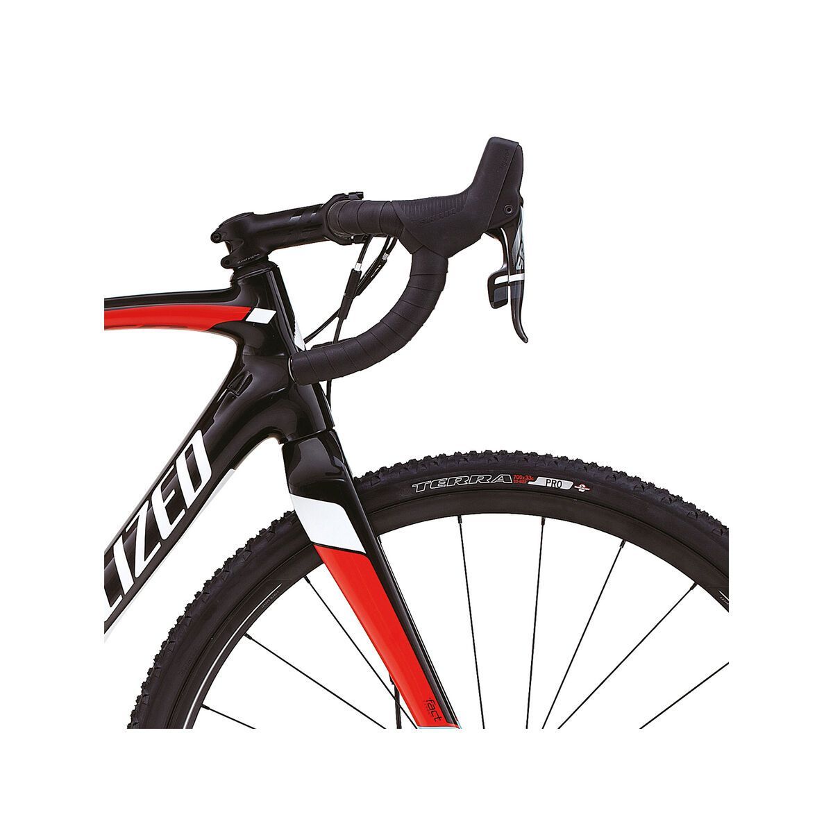 Specialized CruX Expert X1, gloss carbon/rocket red/white/light blue - Bild 5