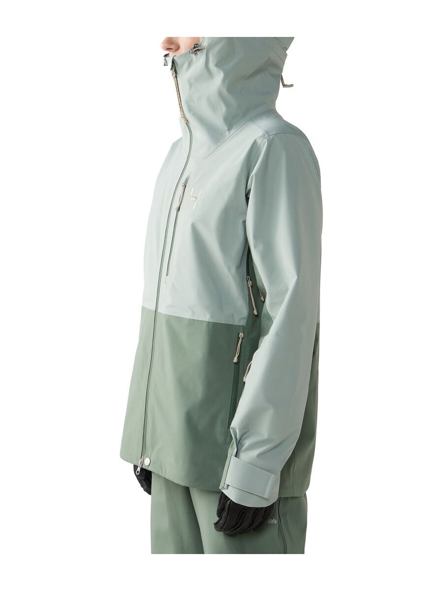 Haglöfs Alper Proof Jacket Women, dew green/chlorophyll green - Bild 4