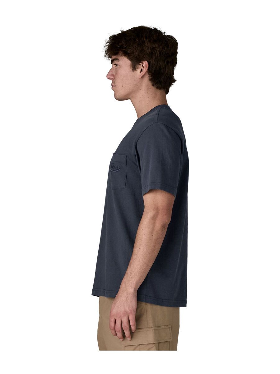 Patagonia Men's Midweight '95 Oval Logo Pocket Tee, new navy - Bild 3
