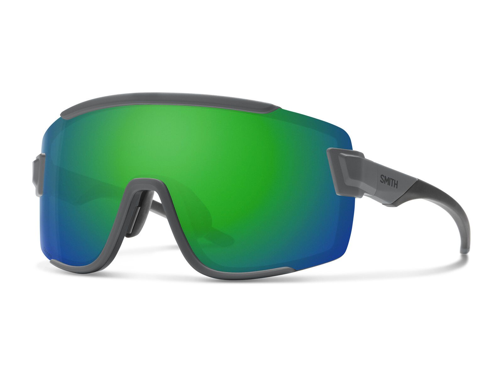 Smith Wildcat, ChromaPop Green Mirror / matte cement - Bild 1