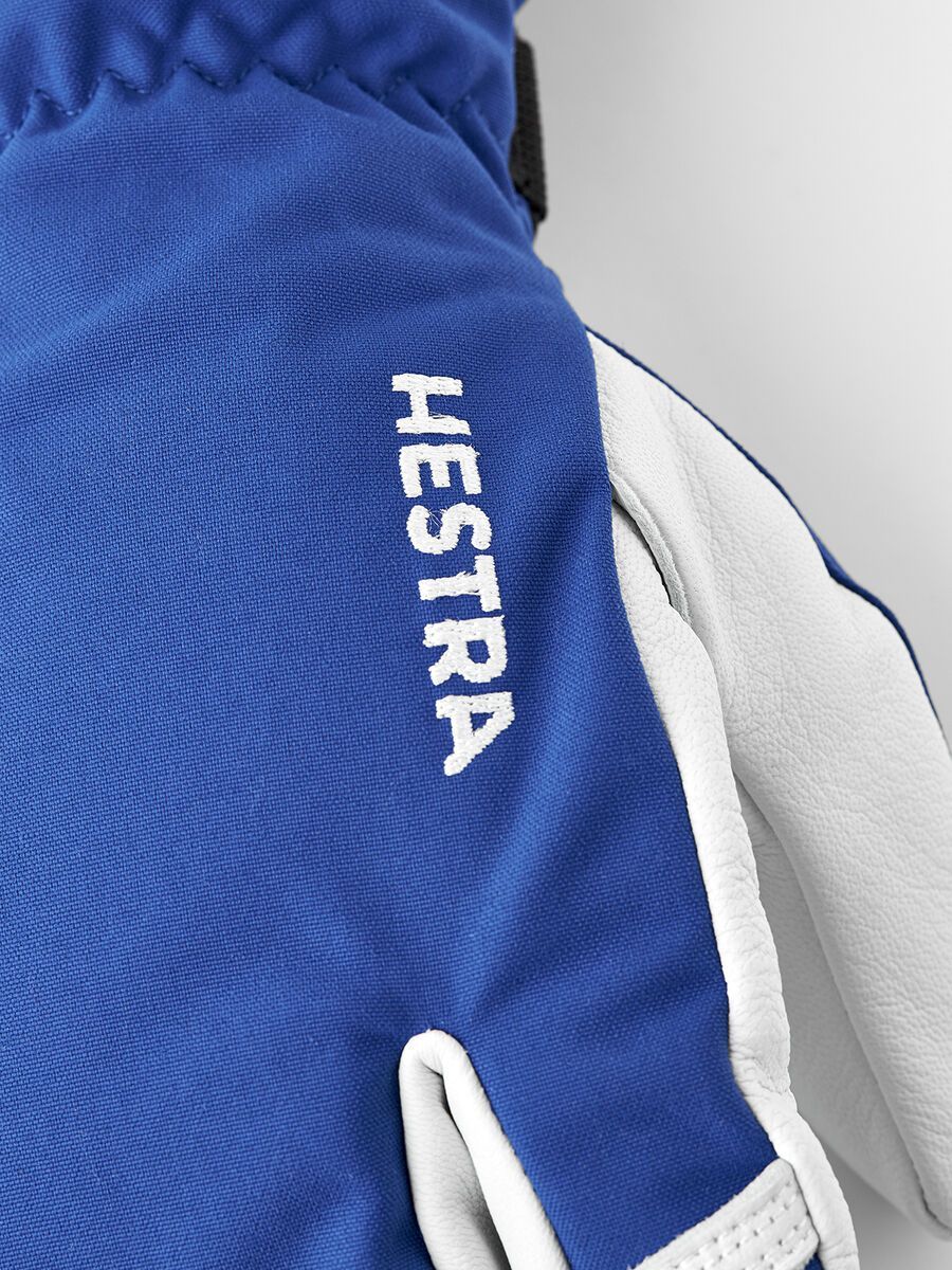 Hestra Army Leather Heli Ski 3 Finger, royal blue - Bild 4