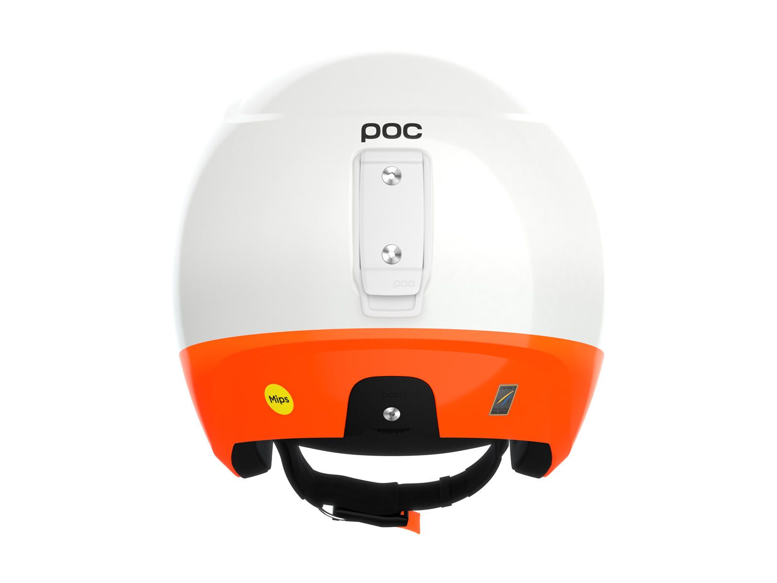 POC Skull Dura X MIPS, hydrogen white/fluorescent orange - Bild 4