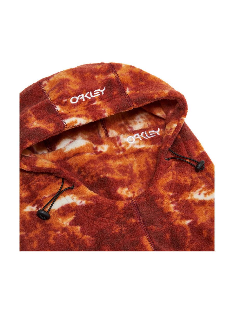 Oakley Printed Pile Balaclava, oxidation print red - Bild 4