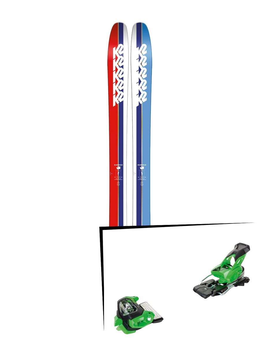 Set: K2 SKI Marksman 2019 + Tyrolia Attack² 16 GW green - Bild 1