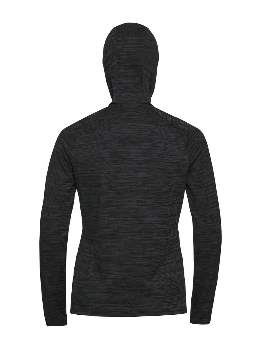 Odlo Millennium Element Midlayer Hoody Women's, black melange - Bild 4
