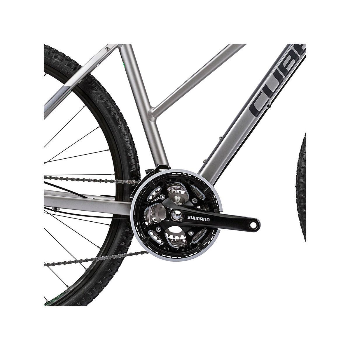 Cube Cross Pro Trapeze, silver grey green - Bild 3